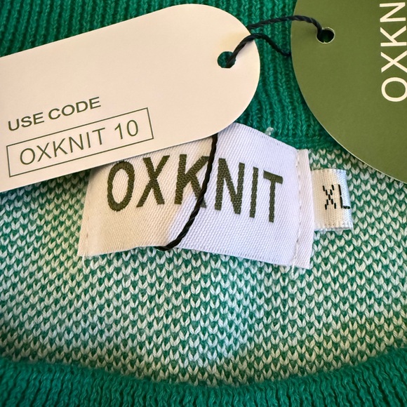 ✨NWT OXKnit Vintage Inspired Flower Knitted Top XL - Picture 2 of 8